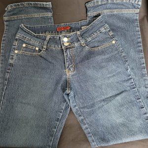 Vintage Women’s Acid Blue Blue Jeans Size 9 Classic Boot Cut Medium Wash Denim